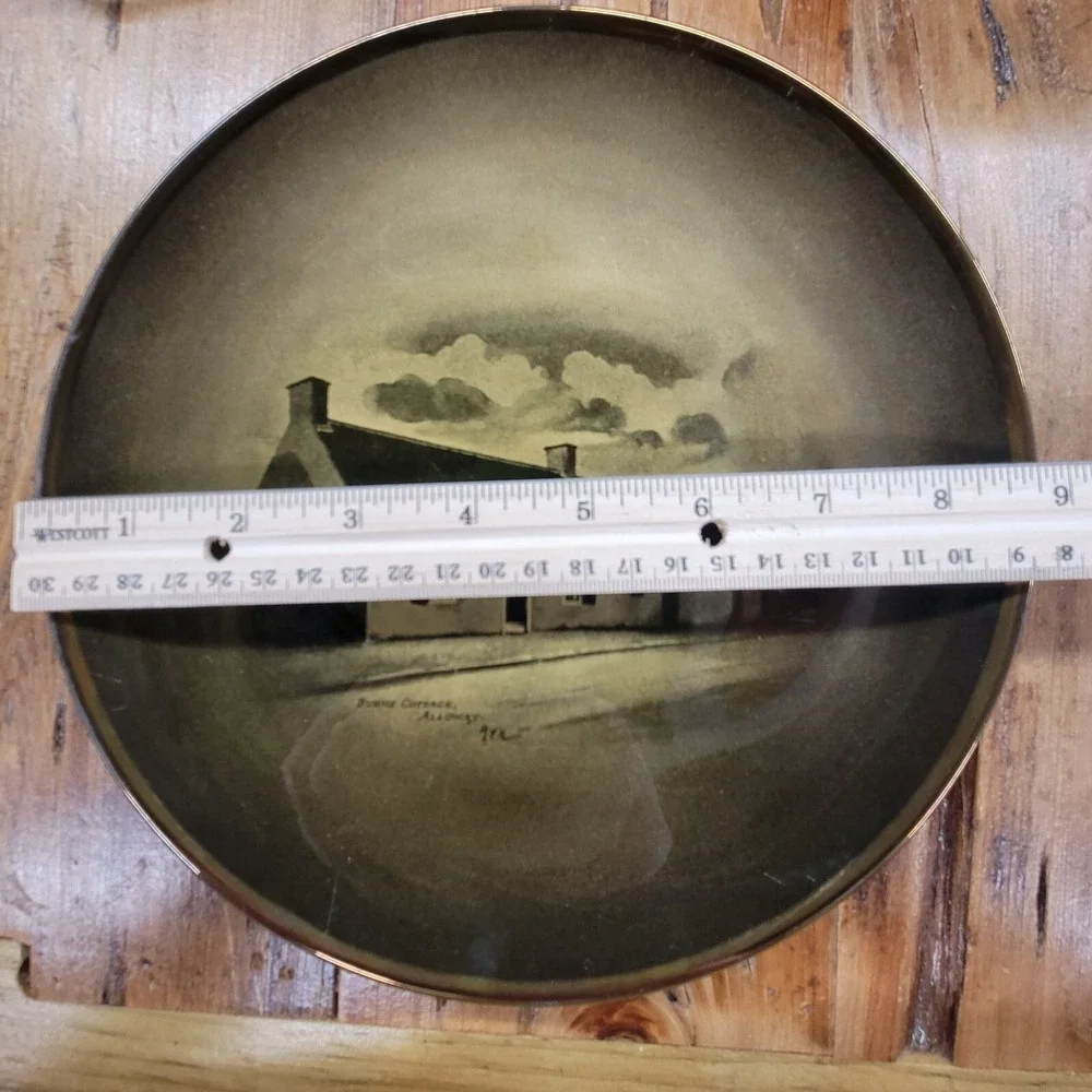 Ridgways Burns Cottage & Thursday Monks Fishing‎ Decorative Plates Set